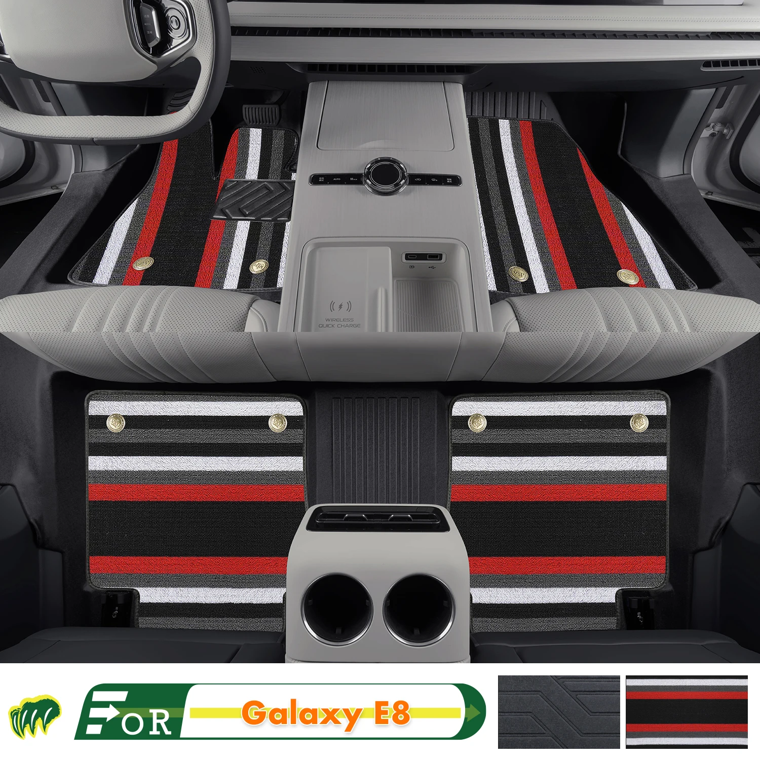 

Left-hand Drive Car Floor Mat For Geely Galaxy E8 2024 Full Surround Foot Mat Automotive Floor Mat Interior Floor Liner