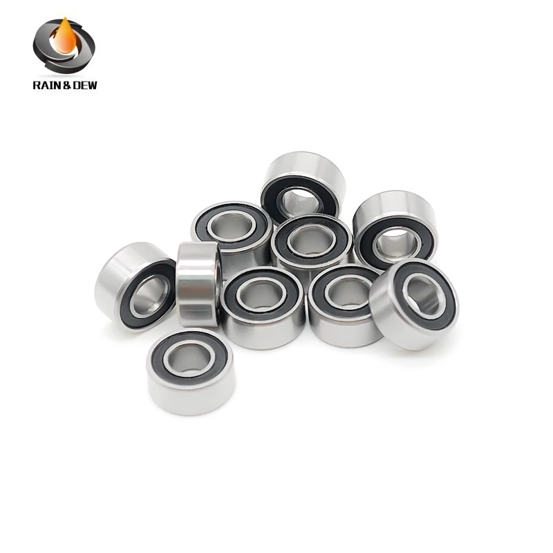 10PCS 6800-2RS Bearing 10x19x5  ABEC-7 Metric Thin Section Ball Bearings  683RS 3x7x3  684RS 4x9x4  686RS 6x13x5  6805RS	25x37x7