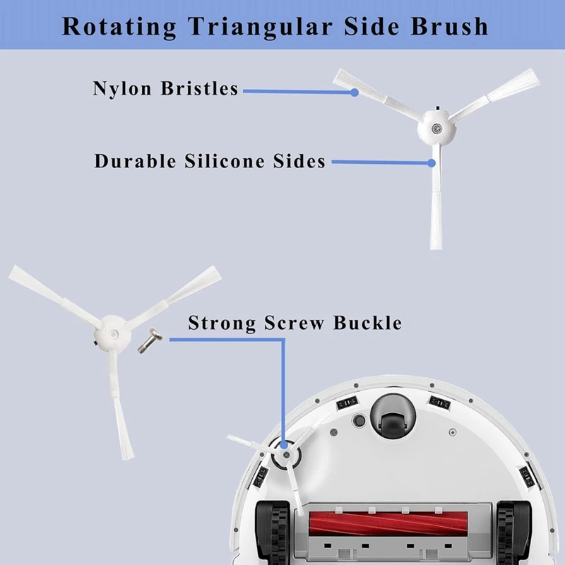Cepillo lateral principal para aspiradora Roborock Q Revo Robtic, filtros Hepa, almohadillas para mopa, bolsas de polvo, accesorios de repuesto