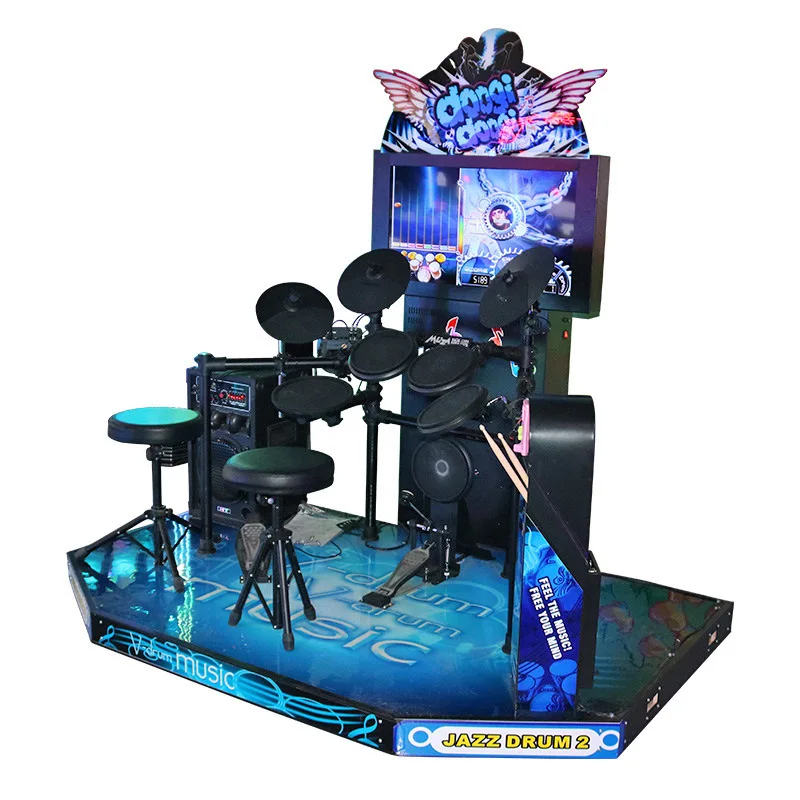 Neues Arcade-Spiel 32" Super Electronic Drum Drum and Dance Machine Drum and Dance Game in the Mall