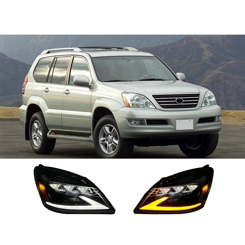 

Zhengwo Factory Headlight For Lexus GX LED Head Lamp Front Lamp 2003-2009 Year