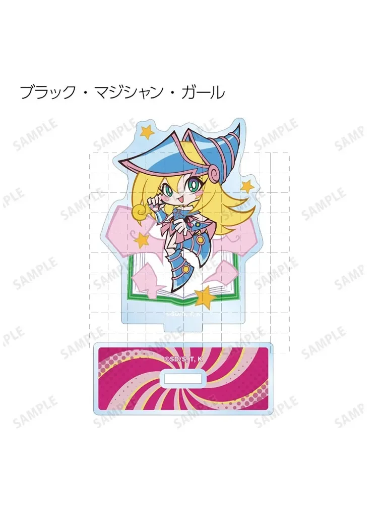 อะนิเมะยูกิโอ! อะคริลิคตุ๊กตาเกม YuGiOh Dark Magician Girl ตํานานมังกร Mini รูปแผ่นคอสเพลย์ของเล่นสําหรับของขวัญ