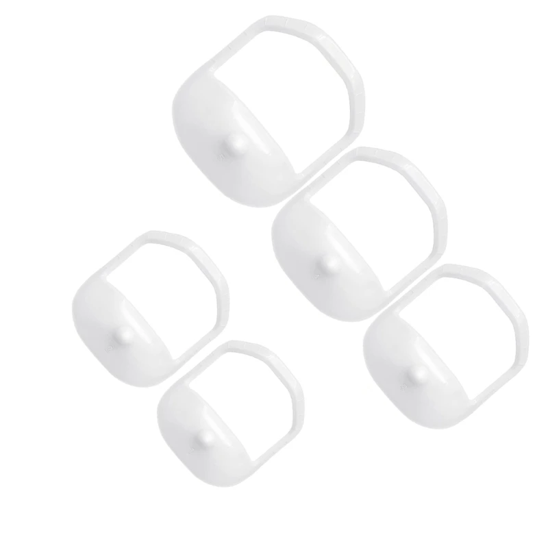 5 ชิ้น Beard Shaping จัดแต่งทรงผมเครื่องมือแม่แบบทริมเมอร์สำหรับผู้ชายหนวดเคราแพะลายฉลุ