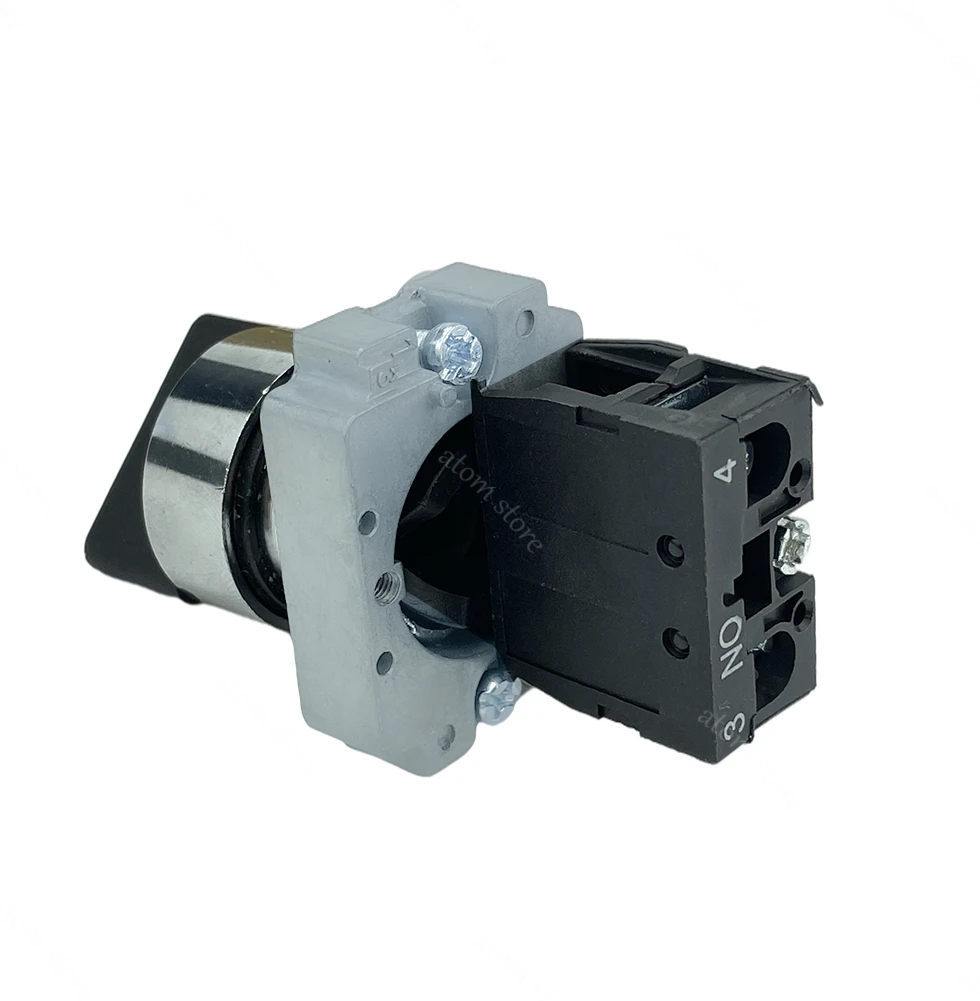 10pcs/Lot XB2BD21 XB2BD23 XB2BD25XB2BD25 power switch short handle self-locking master knob switch 22mm image 4