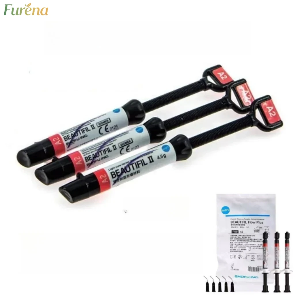 

4.5g SHOFU Resina Compuesta para Odontología–Fotocurado, Material de Modelado Dental en Flujo, Resina Compuesta Colores A1/A2/A3