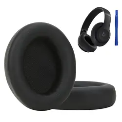 Replacement Ear Pads for Beats Studio Pro Wireless Headphones,High-Density, Shock-Absorbing Foam,Protein Leather