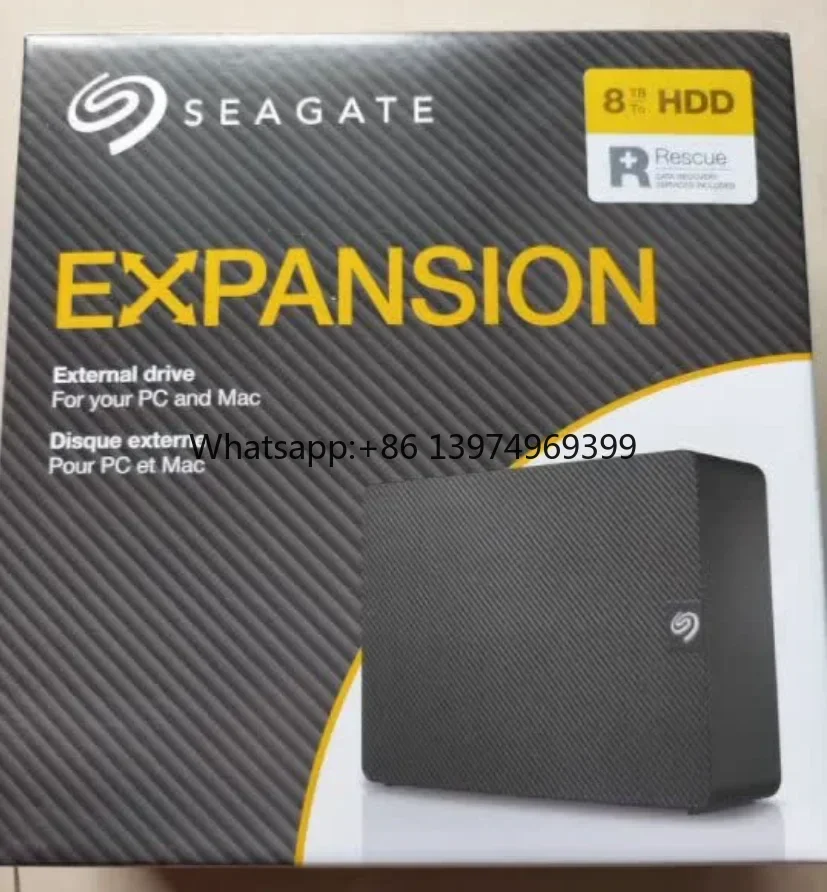 100% original new Stkp8000400  Expansion Desktop 8TB External Hard Drive for Desktop and Laptop Black factory