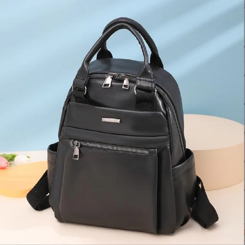 Hot Sale Women Korean Fashion Soft Leather Travel Backpack Large Capacity Shoulder Bags Ladies Casual Totes School Bag Backpacks
