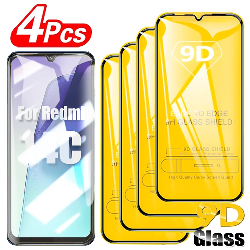 4PCS Hd 9D Tempered… - image