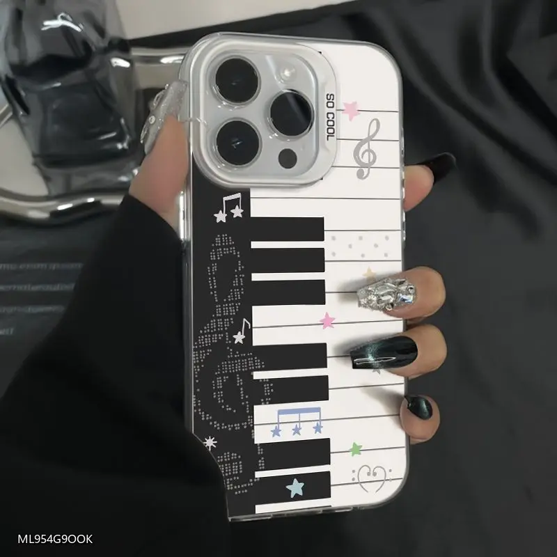 Fashion Piano Pattern Phone Case for Samsung Galaxy A37 A57 A17 A07 A16 A06 A35 A55 A25 A05S A15 A56 A54 A36 A34 A24 A26 4G 5G