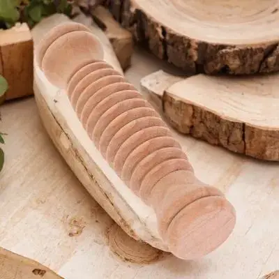 

Wooden Foot Roller For Muscle Relief Leg Massage Lymphatic Drainage Anti-Cellulite Body Sculpting Tool Yoga Wellness