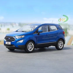 Diecast 1:18 Scale ECOSPORT 2018 Alloy Car Model Finished Product Simulation Toy Collection Gift Static Model Display