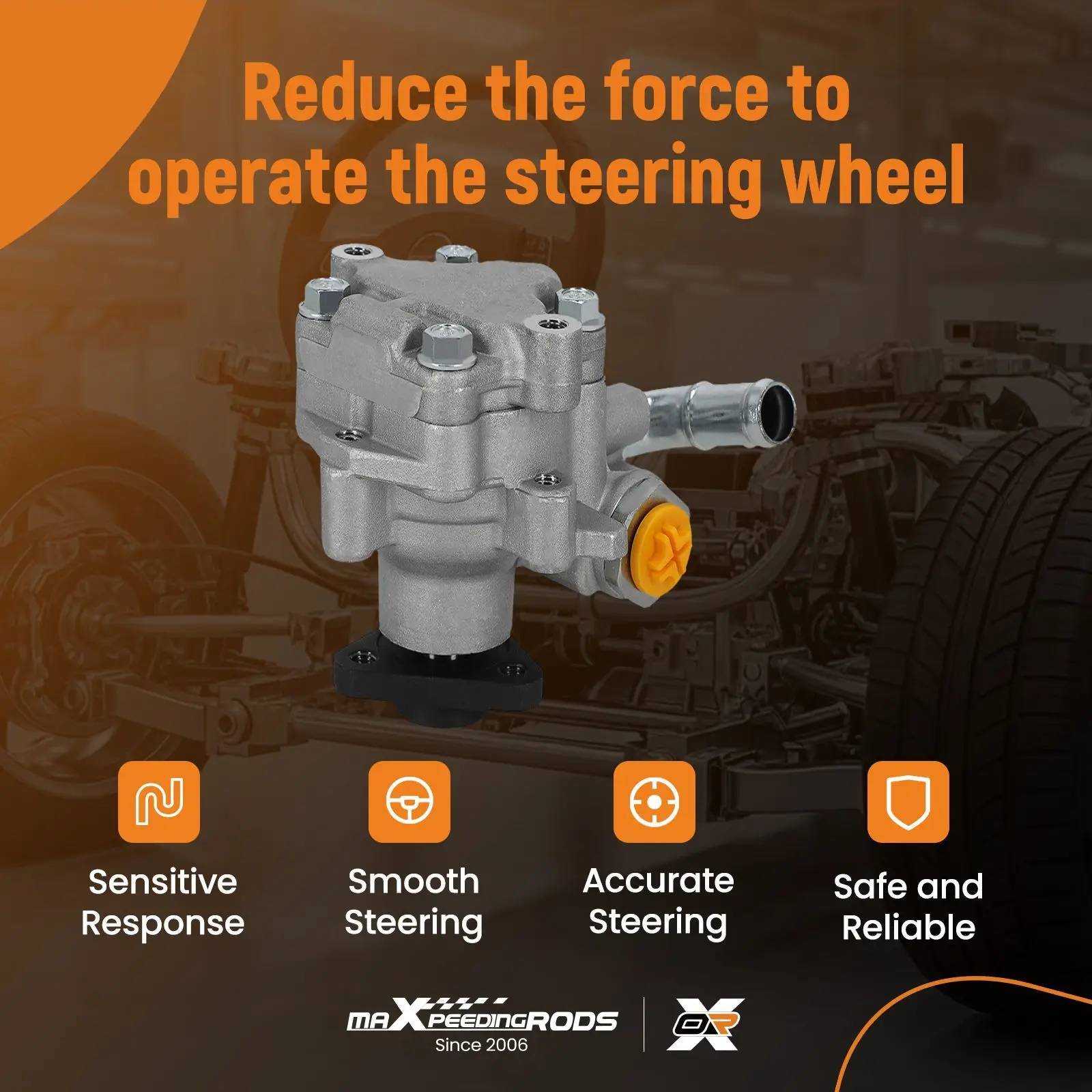 

Power Steering Pump for Porsche Cayenne 4.5L V8 2003-2006 7L5422153B 21-5499