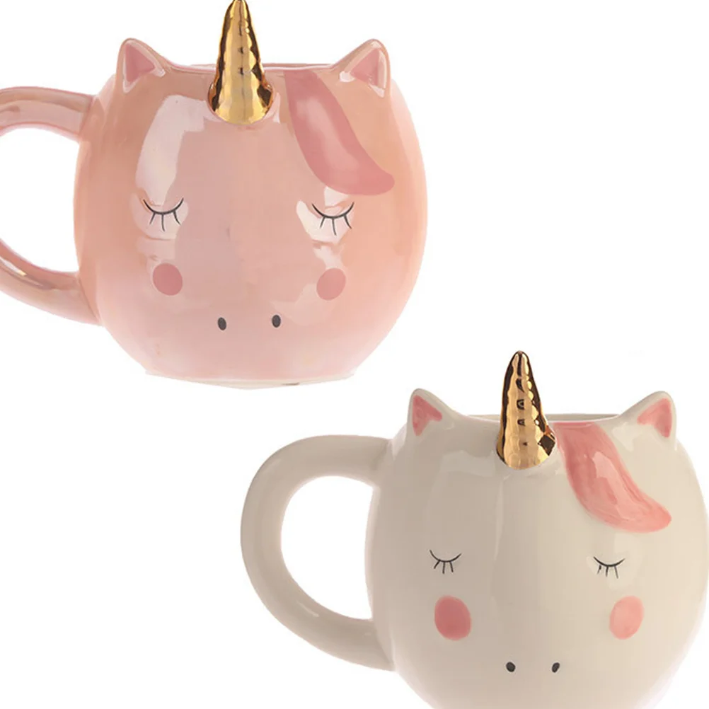 

Ceramic Mug Cup Pink Creative Water Tea Cup for Office Home Hotel Beautiful Saturated Color Drinkware Gift