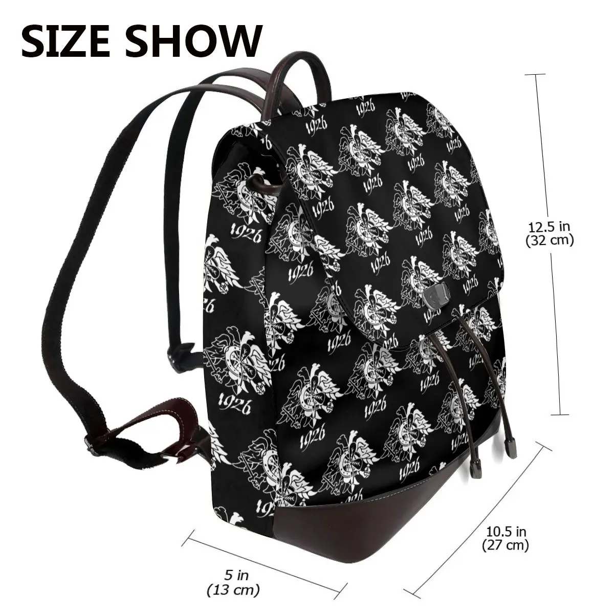 Paok Thessaloniki Ultras Hooligans Bookbag School Student Bags Hiking Travel Daypack for Women Fashion Derma Backpack