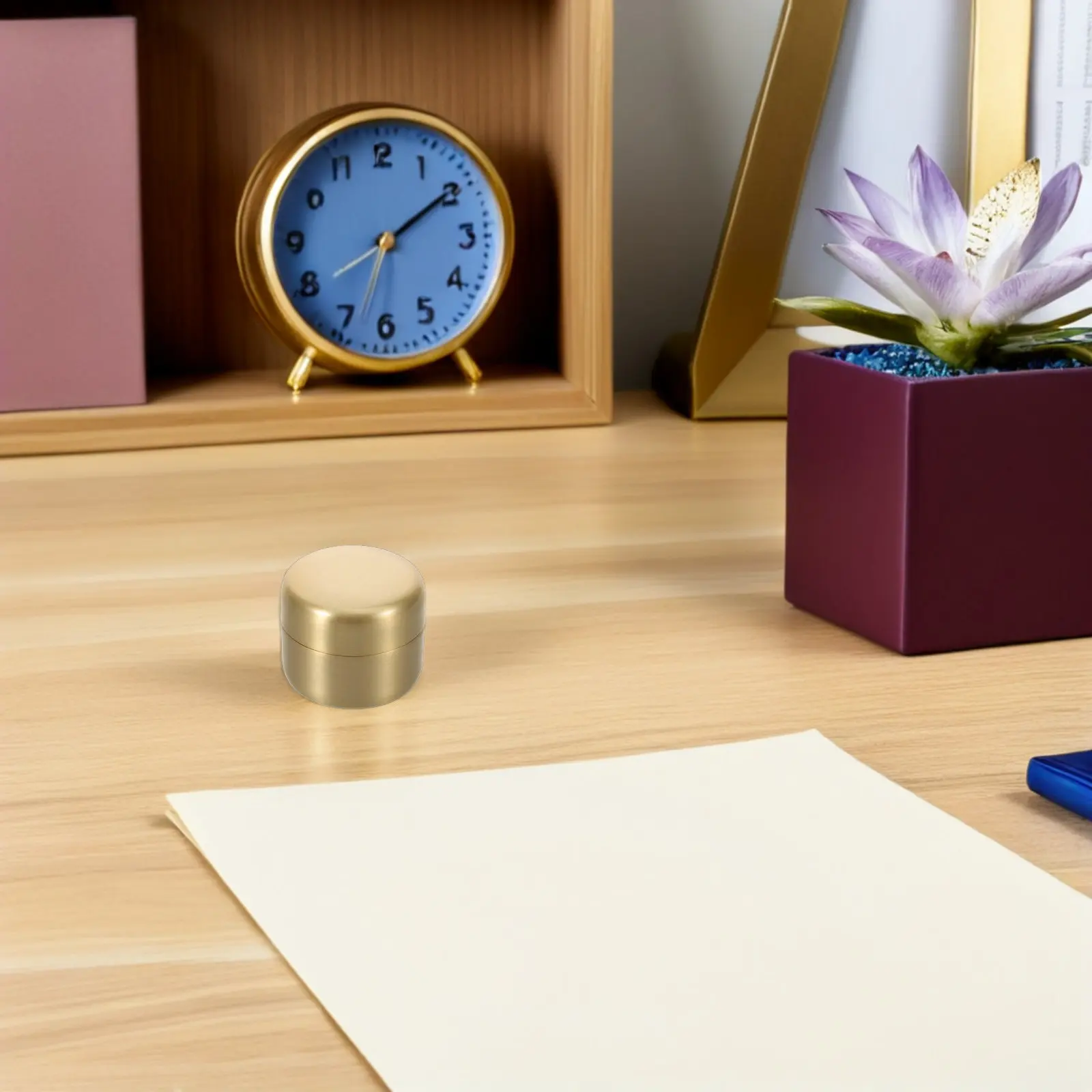 

Stainless Steel Waterproof Pill Box Compact Round Metal Container Portable Medicine Storage Jar for Travel Outdoor Commute