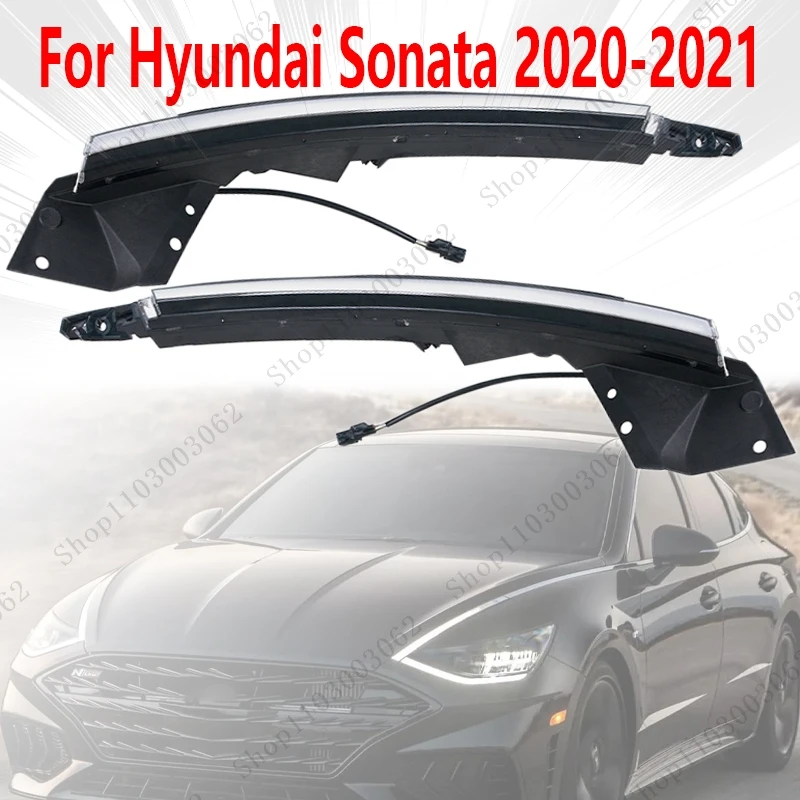 For Hyundai Sonata 2020 - 2021 Auto Accessories Daytime Running Lights Front Bumper Fog Lights Front Width Lights 92270-L1000