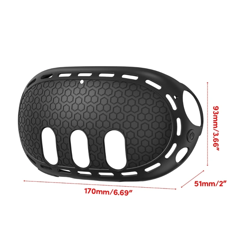 Силиконовый защитный чехол для гарнитуры Quest3, предотвращающий удары и царапины