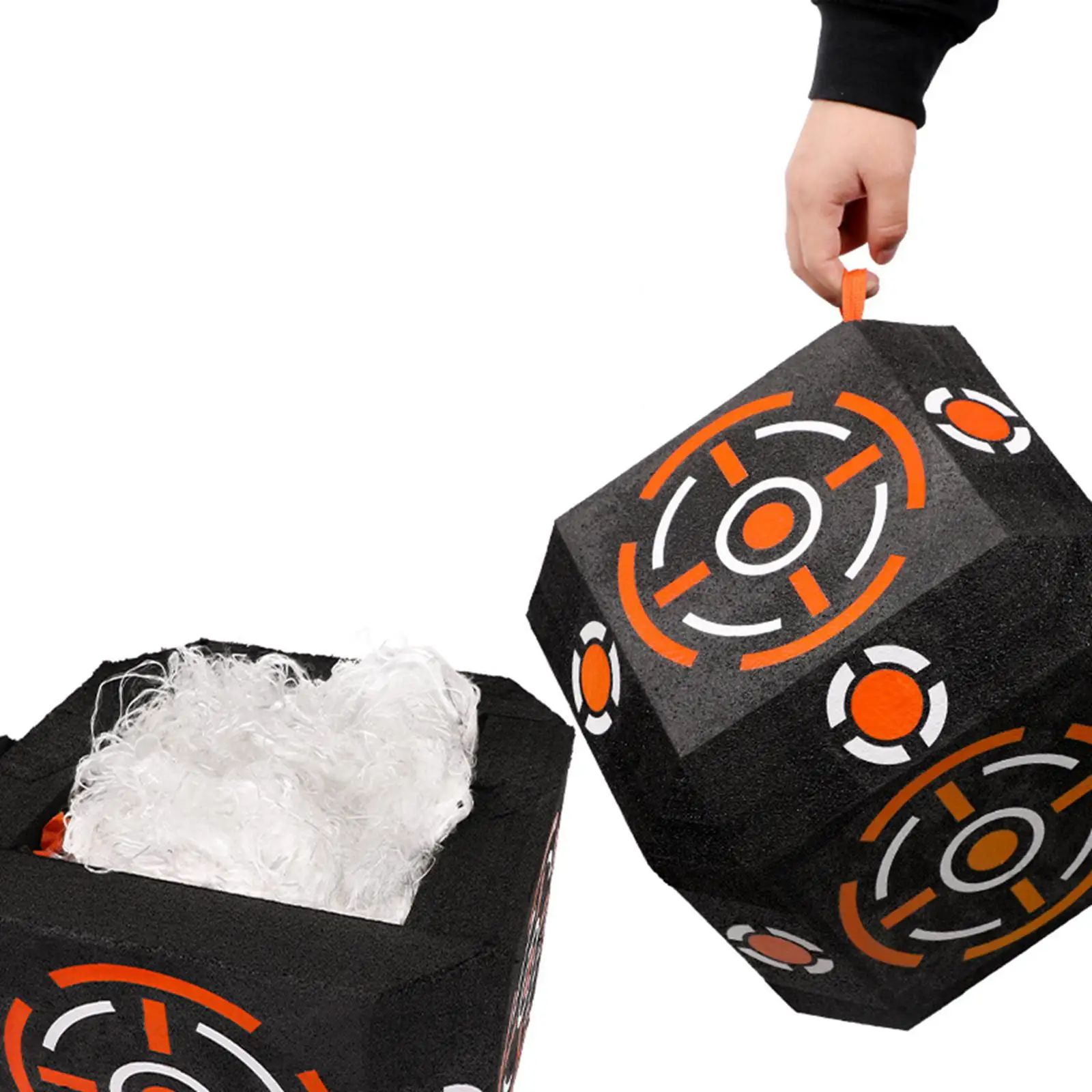 

Archery Target Block Multi Sided Cube High Stability XPE Fiber Practice Equipment for Outdoor Training