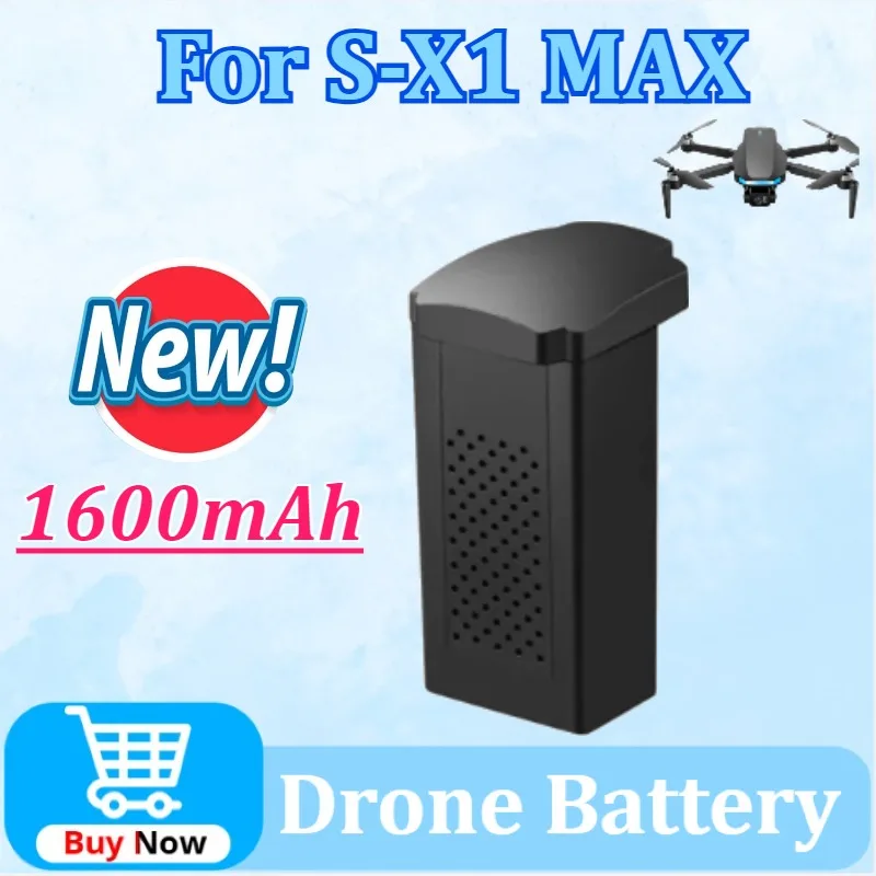 

Upgraded High-Capacity Batteries S-X1 MAX GPS Drone Battery 7.4V 1600mAh Battery for S X1 MAX GPS Drone Parts