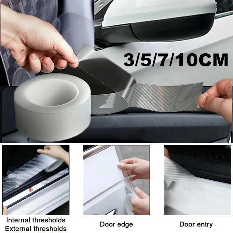 

Car Invisible Stickers Door Edge Protector Universal Car Door Sill Sticker Anti Scratch Transparent Film Auto Threshold Guard