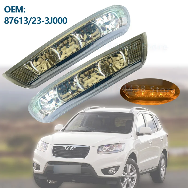 

Лампа зеркала заднего вида для HYUNDAI Santa Fe II/Ix55/Veracruz 2008 2009 2010 2011 2012 # 87613/23-3J000 Указатель поворота в боковом зеркале
