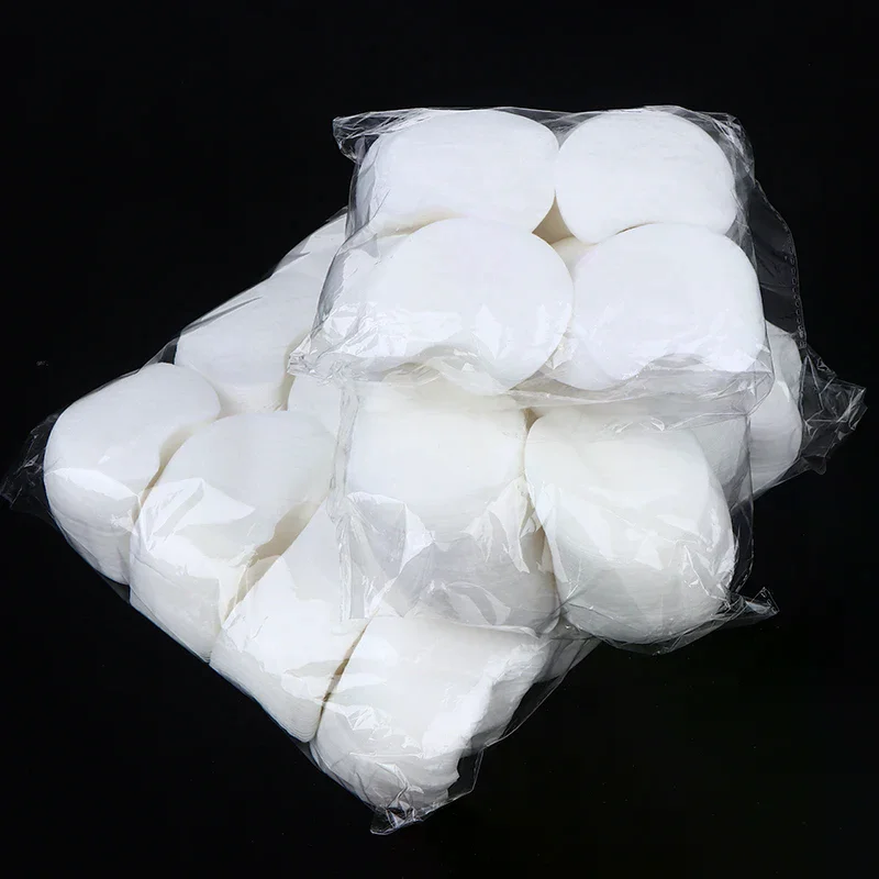 60/300/600/1200pcs Disposable Makeup Cotton Pad Soft Pearl Notched Design Facial Cleaning Wipes Makeup Remover Cosmetic Tool