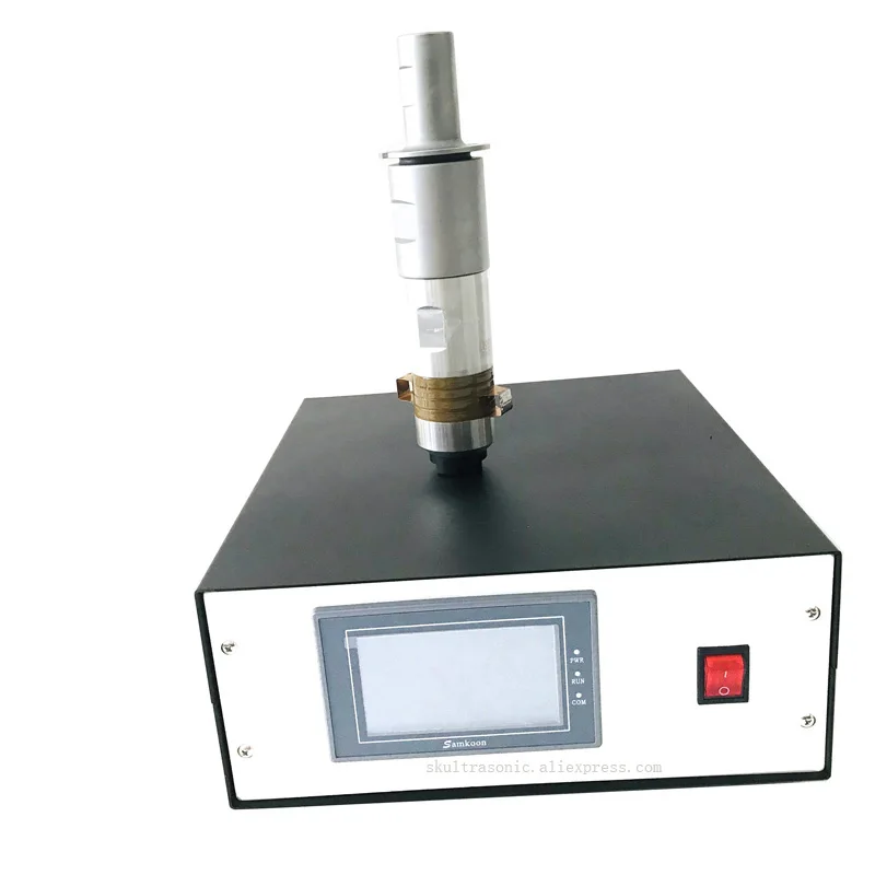 20khz Auto Frequency Tracking Ultrasonic Generator With Transducer For Non-woven Plastic Welding Machine