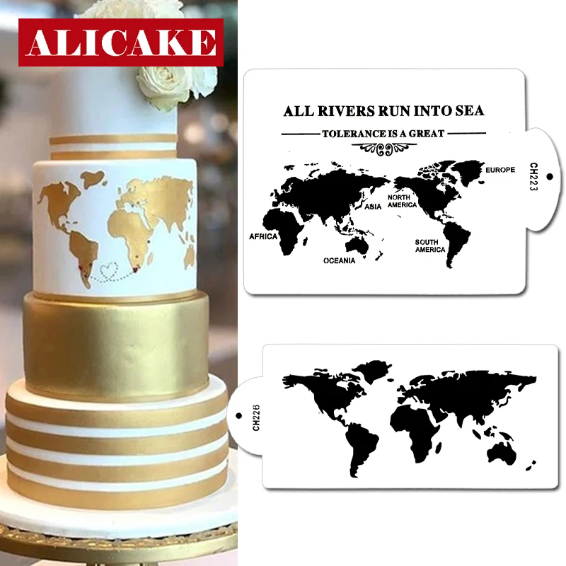 Cake Stencil Leaf Shape Fondant Decorating Tools