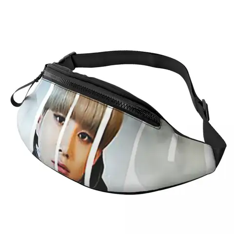 NCT 127 Jungwoo Superhuman Waist Bag for Women Men Crossbody Fanny Pack Running Phone Money Pouch