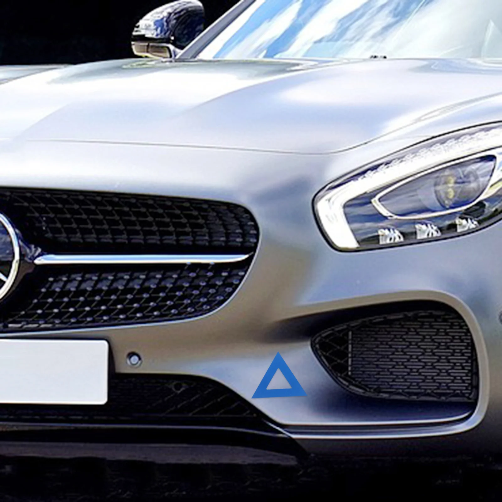 

4Pcs Car Stickers Reflective Warning Safety Decals Vehicle Body Bumper Caution Stickers Prevent Scratches Trailer Accessories