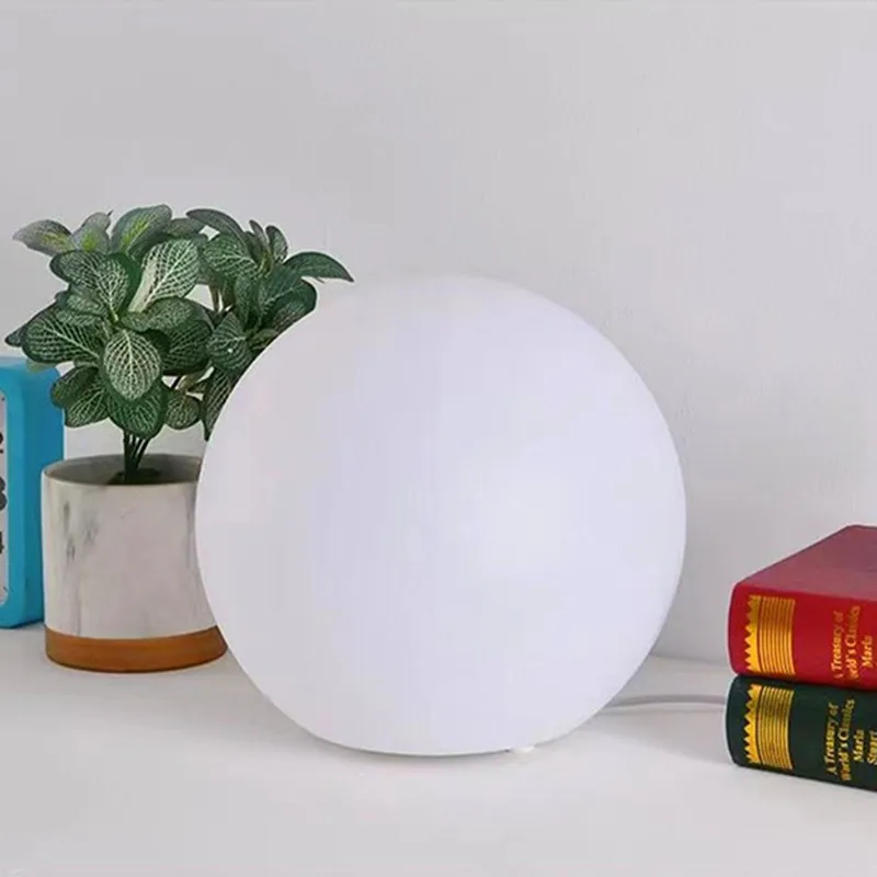 Lámpara de mesa de bola decorativa, luz nocturna para mesita de noche, regalo Ins para niñas, lámpara de ambiente romántica y cálida para habitación de niños, escritorio, dormitorio, suelo La