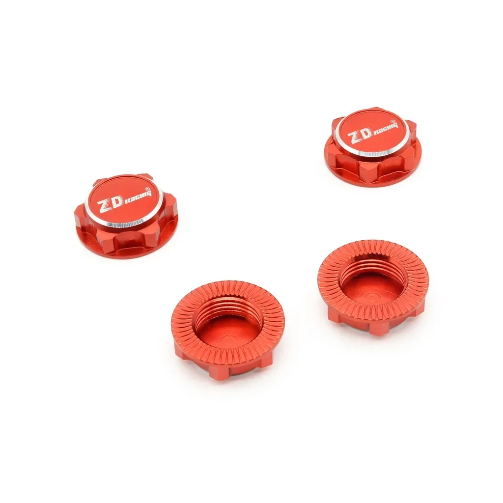 ZD Racing EX07 Aluminum 17mm Hex Wheel Nuts Dustproof Anti-Skid for 1/8 1/7 Taxs X-Maxx Summit E-Revo ARRMA Buggy RC Truck