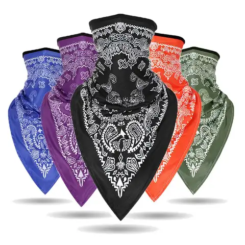 Cycling Headwear Breathable Neck Cover Scarf Balaclava Windproof Dust Outdoor Bandana Motorcycle Bike Ski Sports Wrap