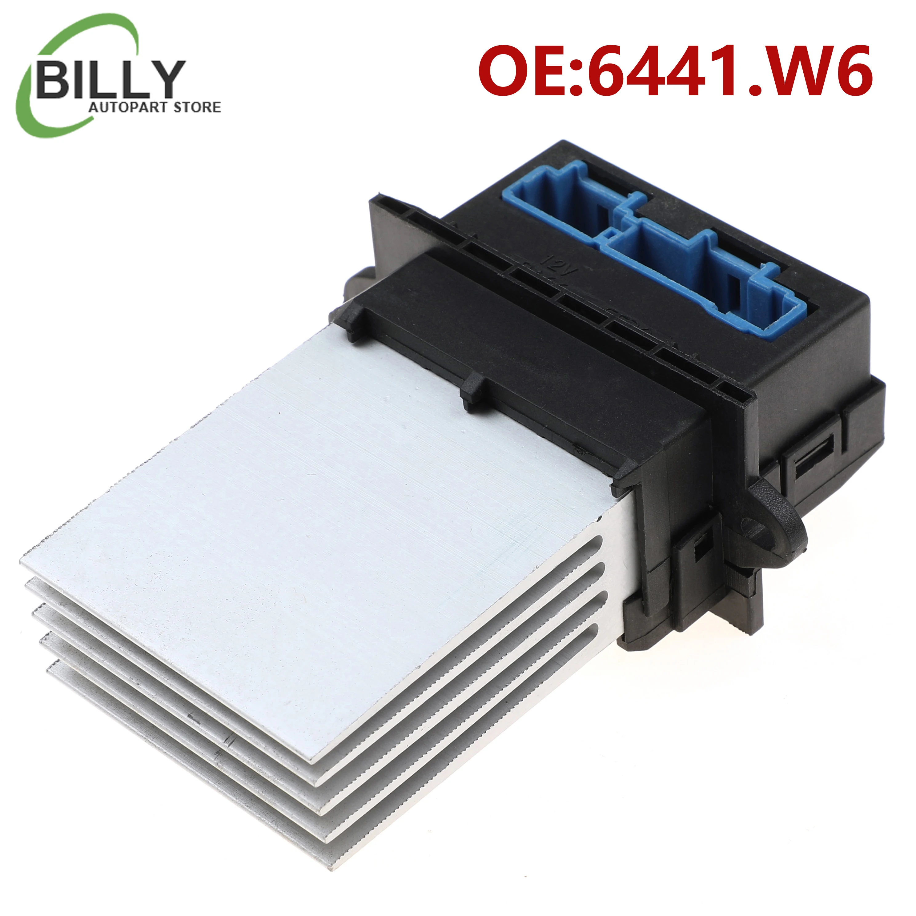 Car 6441.W6 6441W6 Blower Fan Motor Heater Resistor for Citroen C2 C3 for Peugeot 207 207 CC for Renault Clio III Clio Grandtou