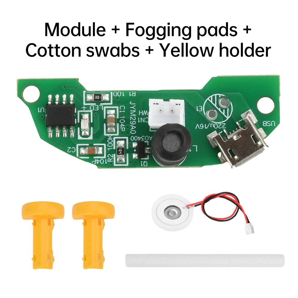 

Micro USB 1.5-2W Ultrasonic Mist Maker Fogger Board DC 5V Humidifier Module for Atomizer DIY Hatching Experimental Equipment