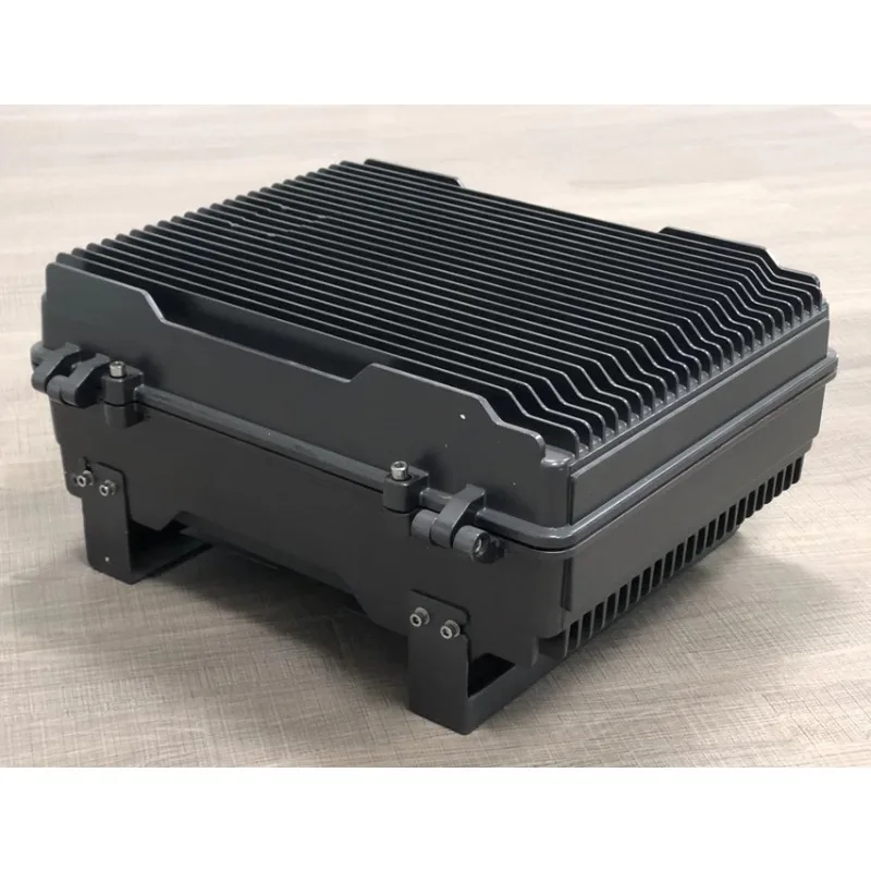 Outdoor waterproof box, aluminum alloy shell, aluminum shell 076:475 * 375 * 111.6