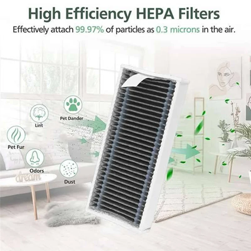 AB45 16 Buah Kantong Debu Sikat Penyedot Debu dan Set Filter untuk Suku Cadang Pengganti Penyedot Debu Ecovacs X8 PRO X8 PLUS AI