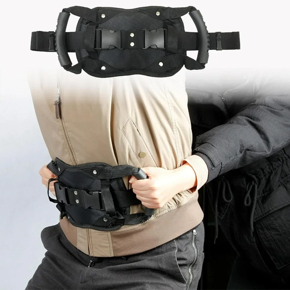 Durable Motorcycle Rear Seat Armrests Universal Fit Safety Passenger Grab Handles for Beach Snowmobile ATV Dirt Bike Accessories