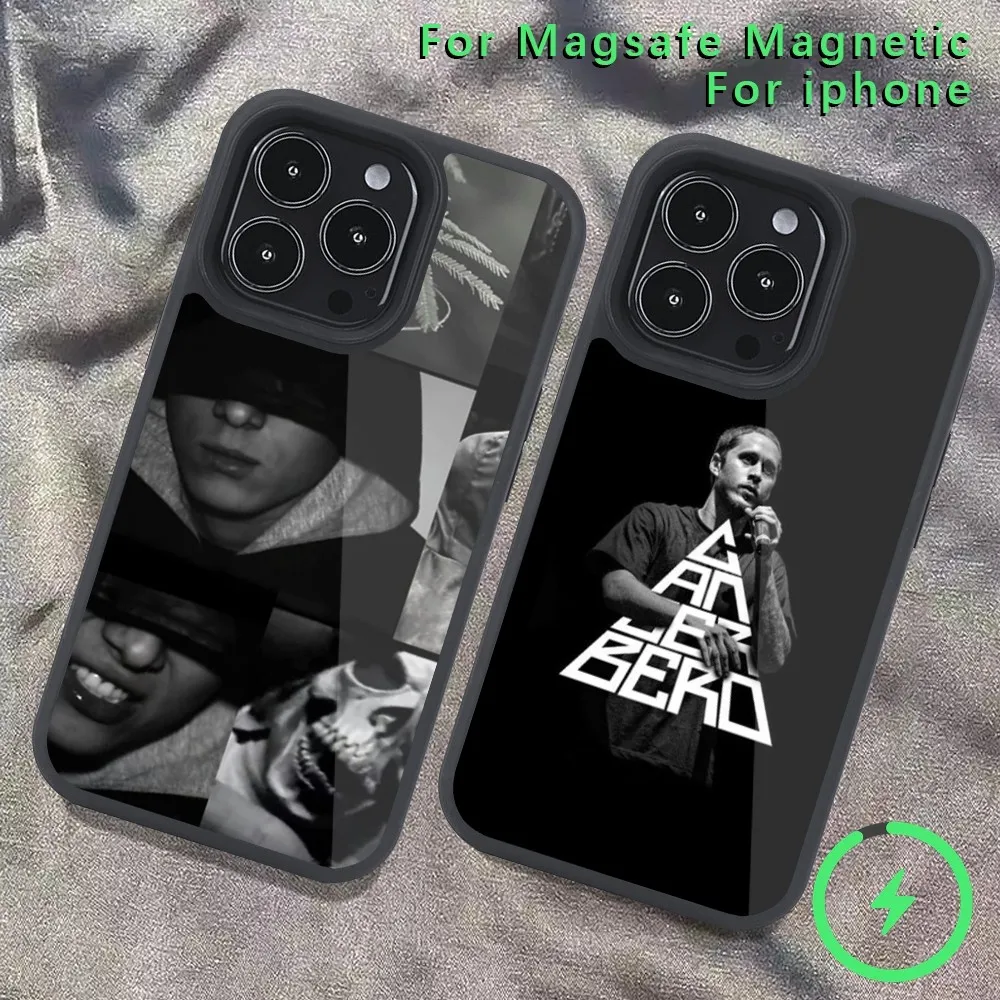 Canserbero singer Phone Case  For iPhone 14 13 12 11 15 Pro Max Magsafe Wireless Charge Plus Mini Cover