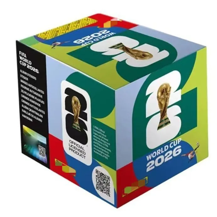 Panini2026 WM-Aufkleberbox Fußball-Sammlerstücke Spieler-Aufkleber Komplettes Album Geschenk für Teenager-Fußballfans – Detail 4