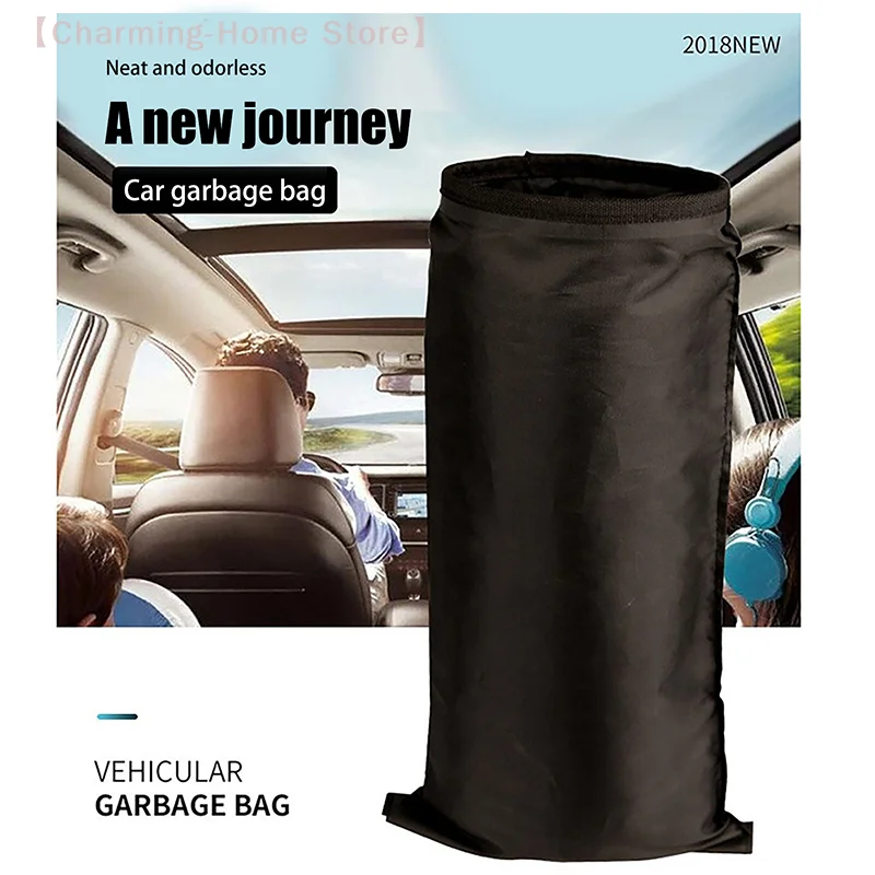 【M】 porte-poubelle arrière de siège de voiture, sac de sable suspendu, stockage des déchets, conteneur poubelle, conteneurs poubelles de voiture, outils de nettoyage