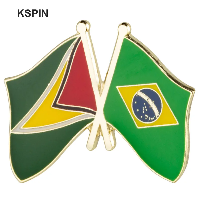 Guyana Flag Badge Brooch Natinal Lapel Pins Flag Lapel Pins Country Flag Badge