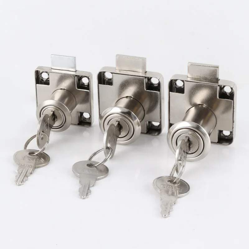 캐비닛 잠금장치 136-22 138-32, 강화판이 있는 서랍 잠금장치, 합금 소재, 도난 방지 사무실 책상 및 파일 캐비닛 잠금장치