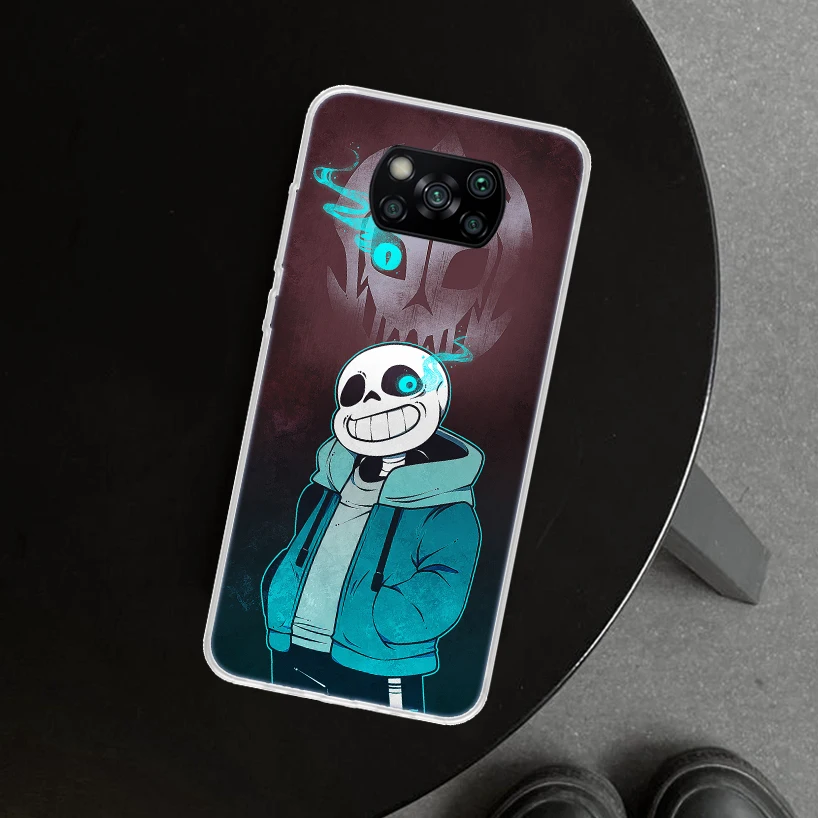 Undertale Sans Doggo Phone Case Cover For Xiaomi Poco X6 X5 X4 X3 Nfc F6 Pro F5 F4 Gt F3 F2 F1 M5S M5 M4 M3 M2 Art Coque X3 NFC 