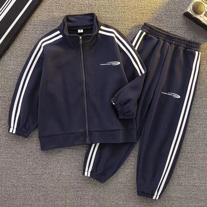 Jungen Trainingsanzug Sets Teen Casual Pullover + Hosen 2Pcs Frühling Herbst Kinder Sport Sweatshirts Anzüge Kinder Kleidung 4-12 jahre