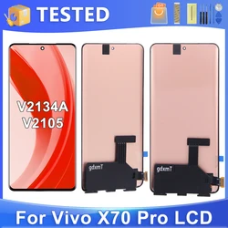 6.56''For VIVO X70 Pro For vivo X70Pro V2134A V2105 LCD Display Touch Screen Digitizer Assembly Replacement