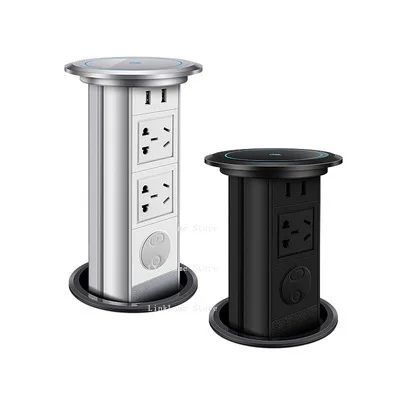 Pop-up  Desktop  Kitchen smart plug wifi with USB and wireless  Desktop