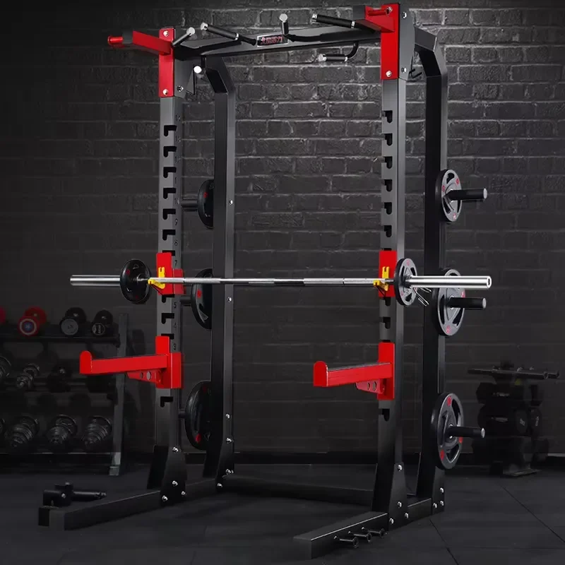 Power Rack Squat Rack with J Hook and Safety Spotter Arms Optional Conversion Kit Heavy Duty Home Gym Strength Training