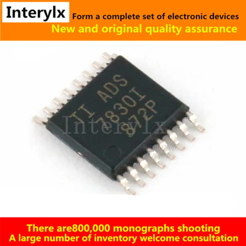 10Pcs/Lot ADS7830IPWR ADS7830IPW ADS7830IP ADS7830I ADS7830 IC ADC 8BIT SAR 16TSSOP